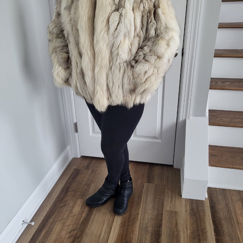 Silver Fox Fur Jacket - image 8